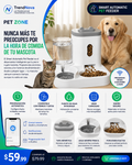 Comedero Automático Inteligente para Perros y Gatos – Dispensador Programable