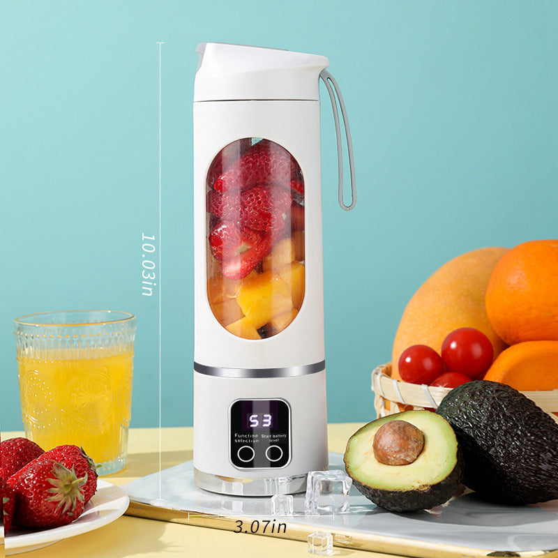 Licuadora Portátil Recargable de 450 ml con 3 Velocidades