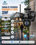 Cámara de Seguridad Panorámica LS VISION 30MP – 6 Lentes, 5 PTZ, Zoom Óptico 10X, Rastreo Automático