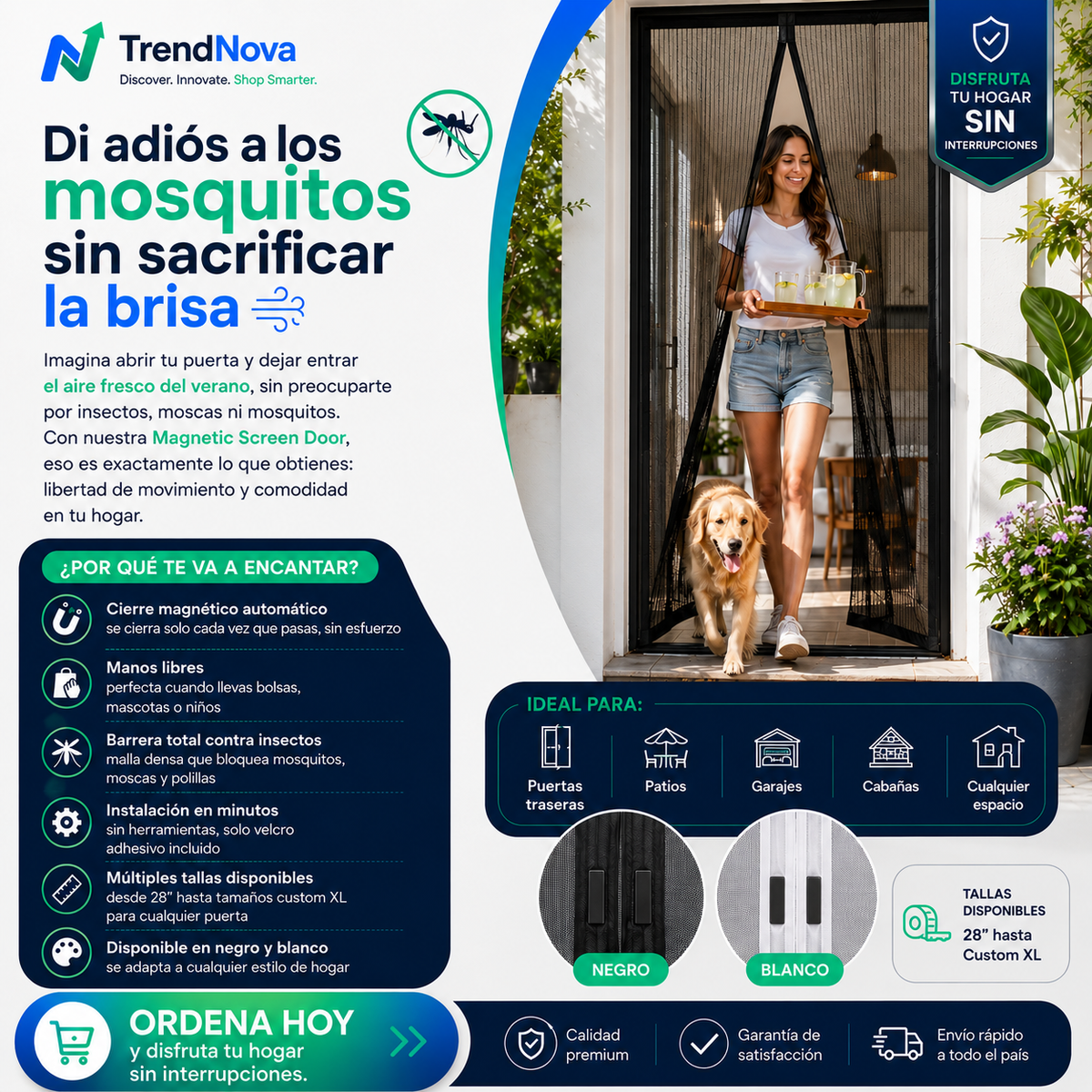Magnetic Screen Door