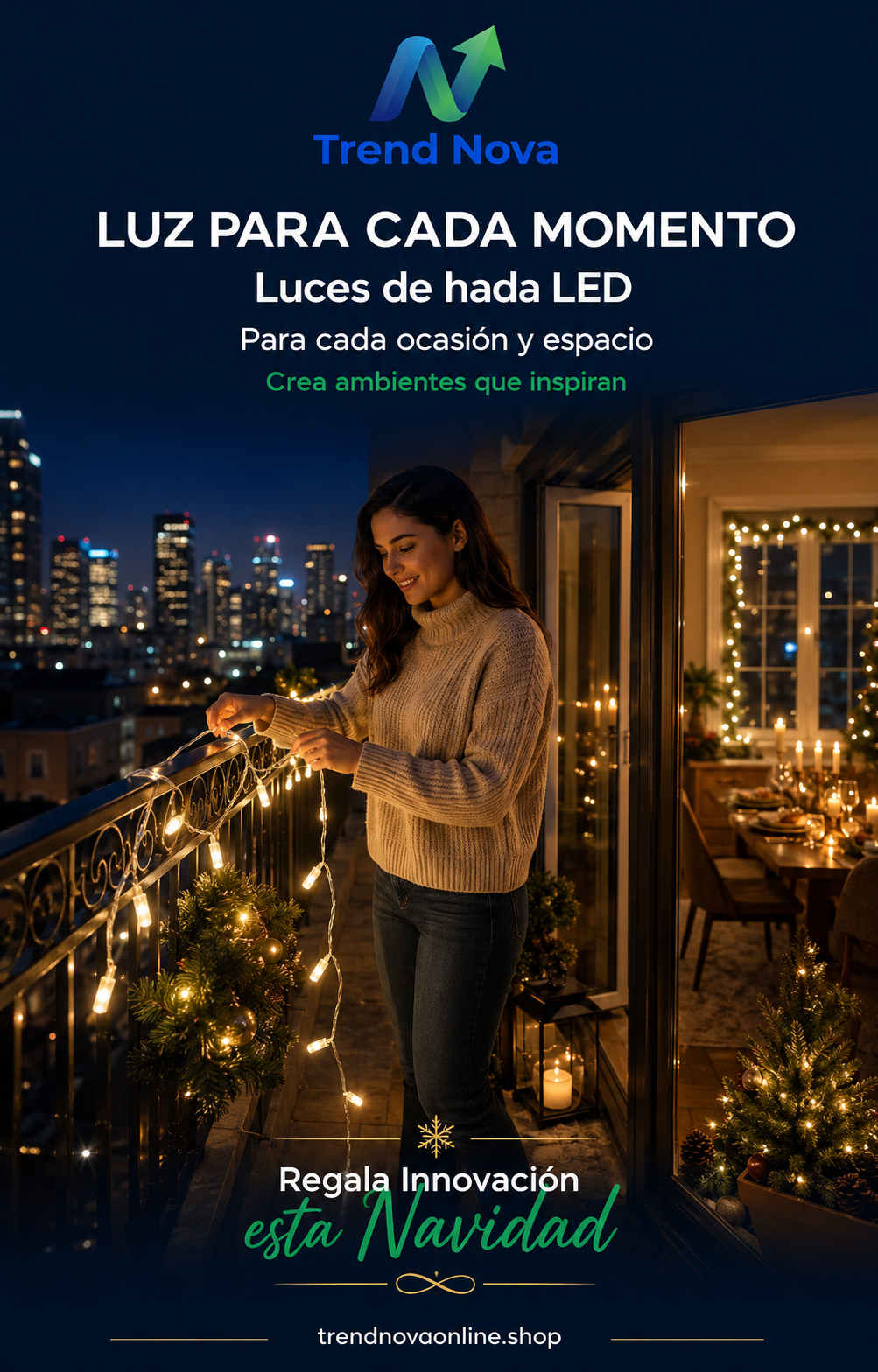 LED Fairy String Lights 8 Modes – Warm White, White, Blue & Colorful, IP44 Waterproof 5M-100M