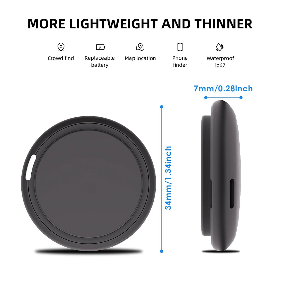Mini GPS Tracker Anti-Lost para Mascotas | Compatible con Find My
