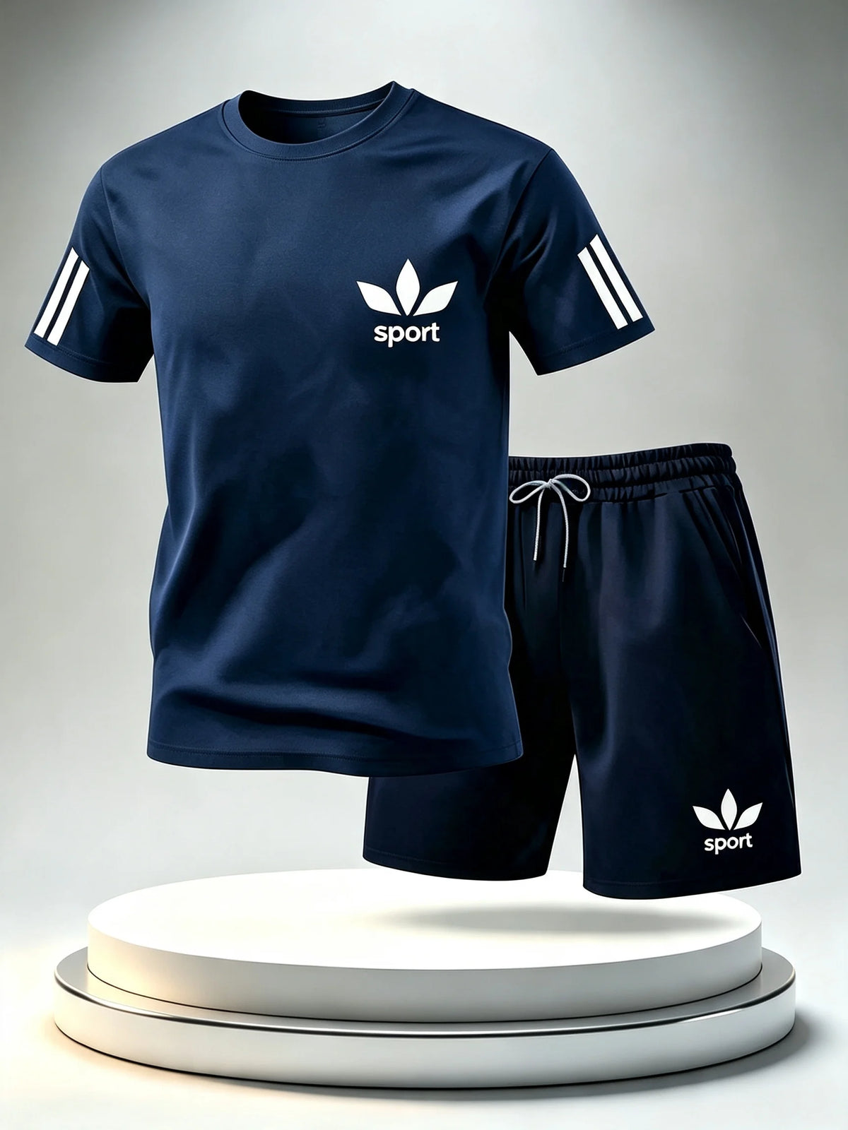 Conjunto Deportivo de Verano para Hombre con Camiseta y Pantaloneta