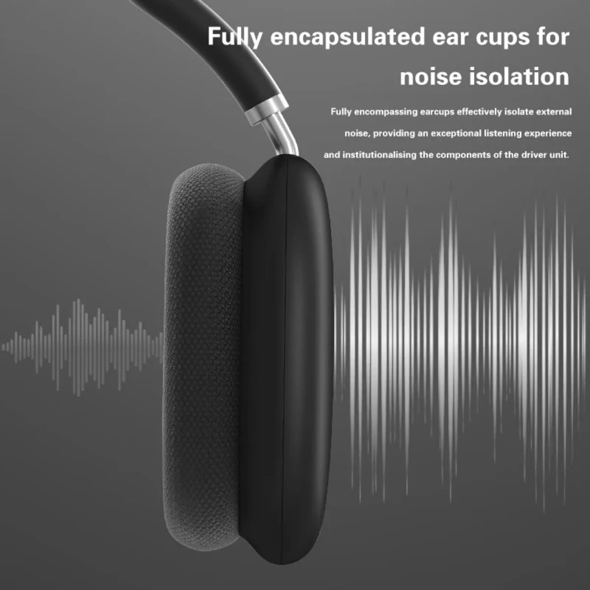 Audífonos inalámbricos Bluetooth P9 Pro Max plegables