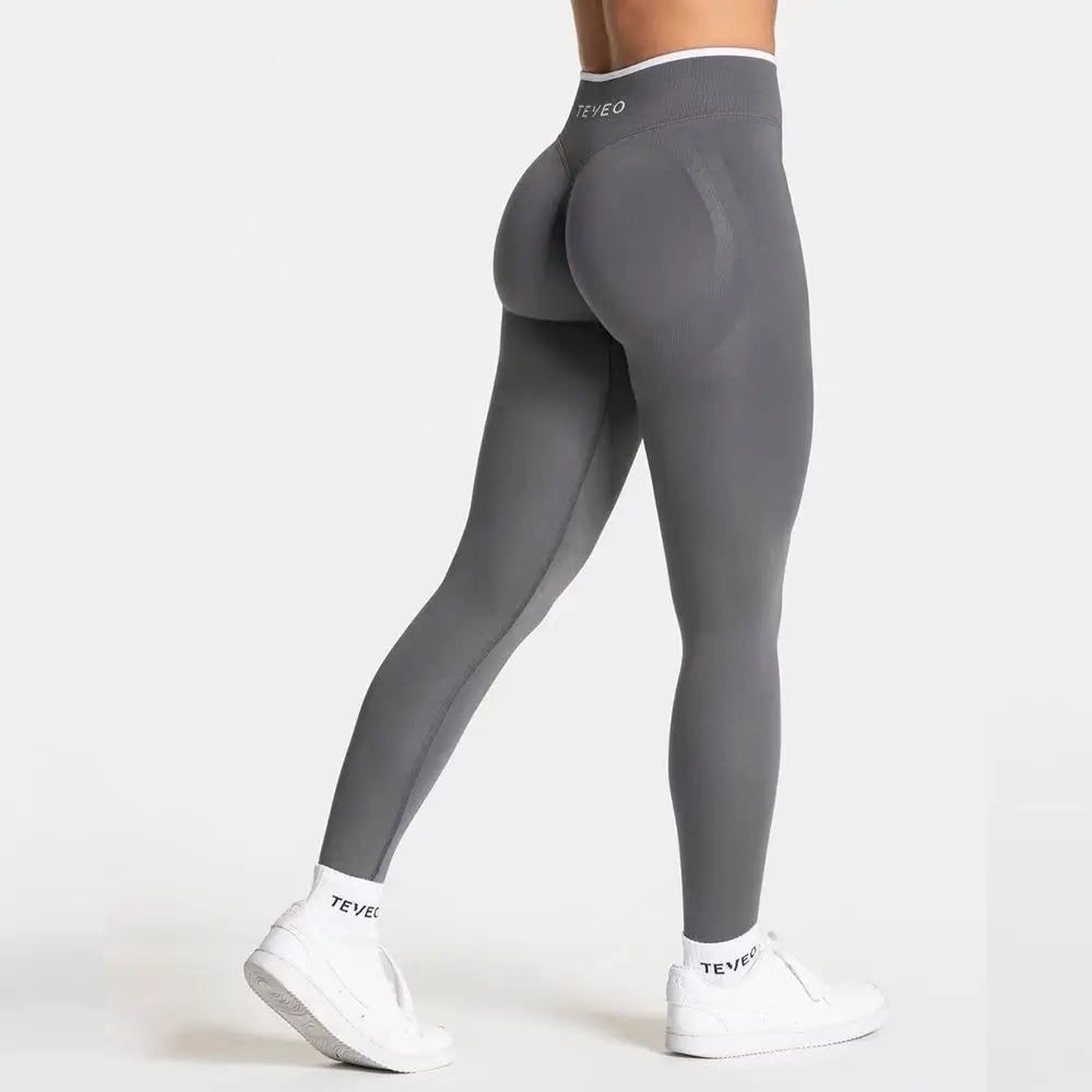 Leggings Deportivos de Tiro Alto para Mujer sin Costuras