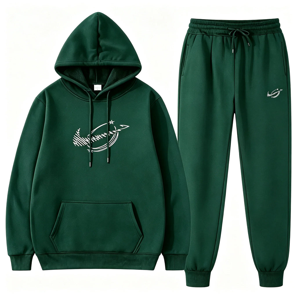 Conjunto deportivo para hombre con buzo con capucha y pantalón jogger