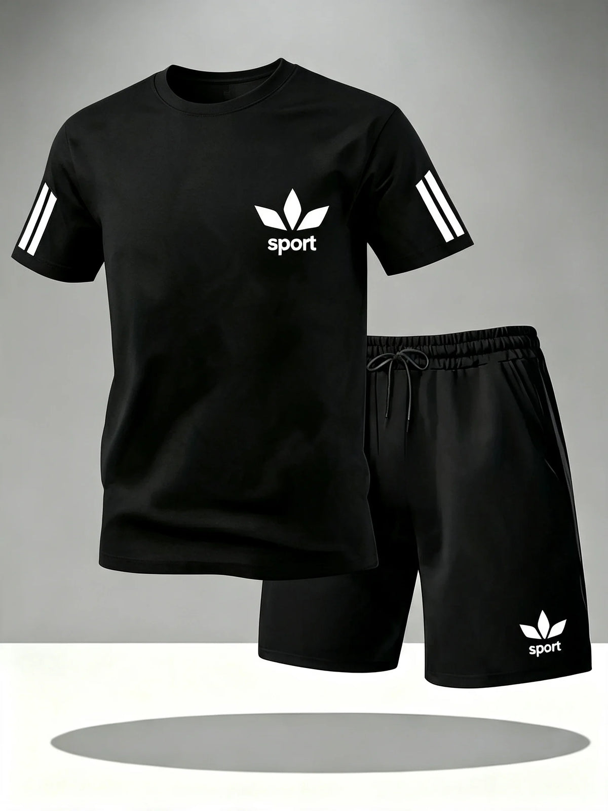 Conjunto Deportivo de Verano para Hombre con Camiseta y Pantaloneta