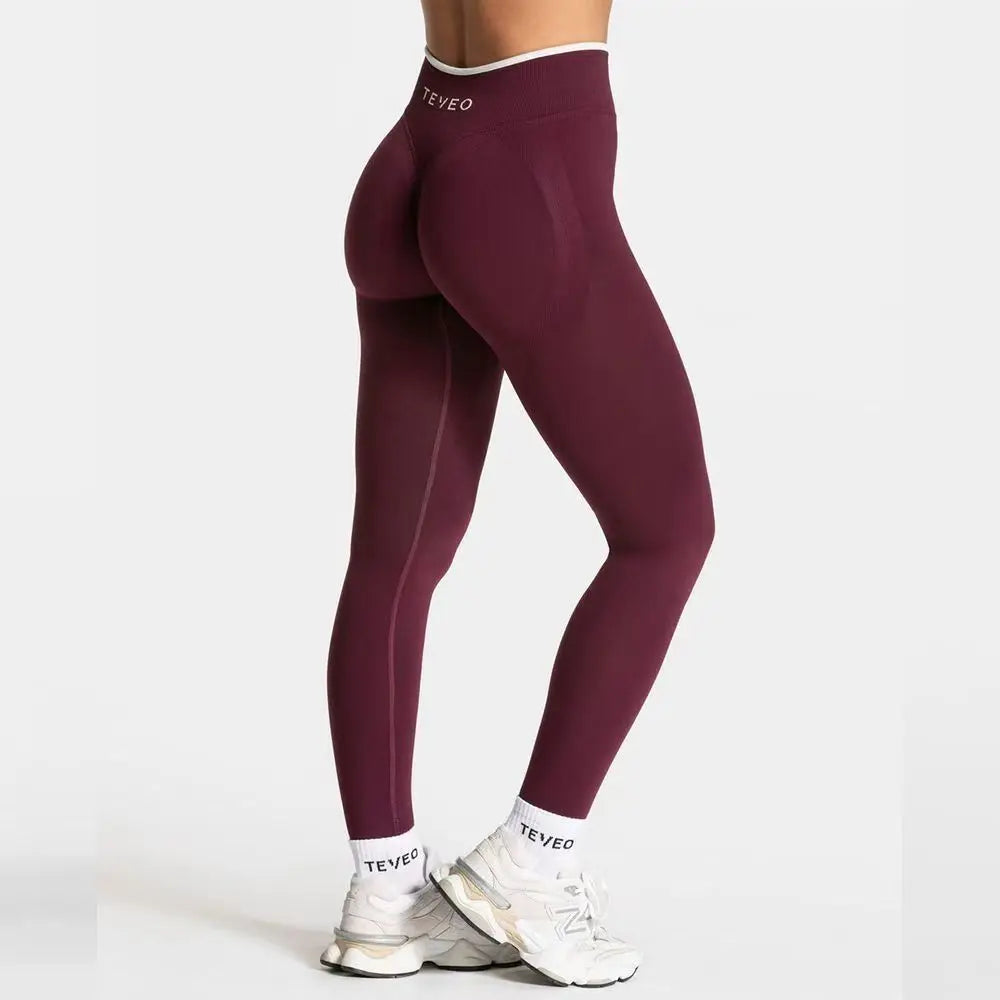 Leggings Deportivos de Tiro Alto para Mujer sin Costuras
