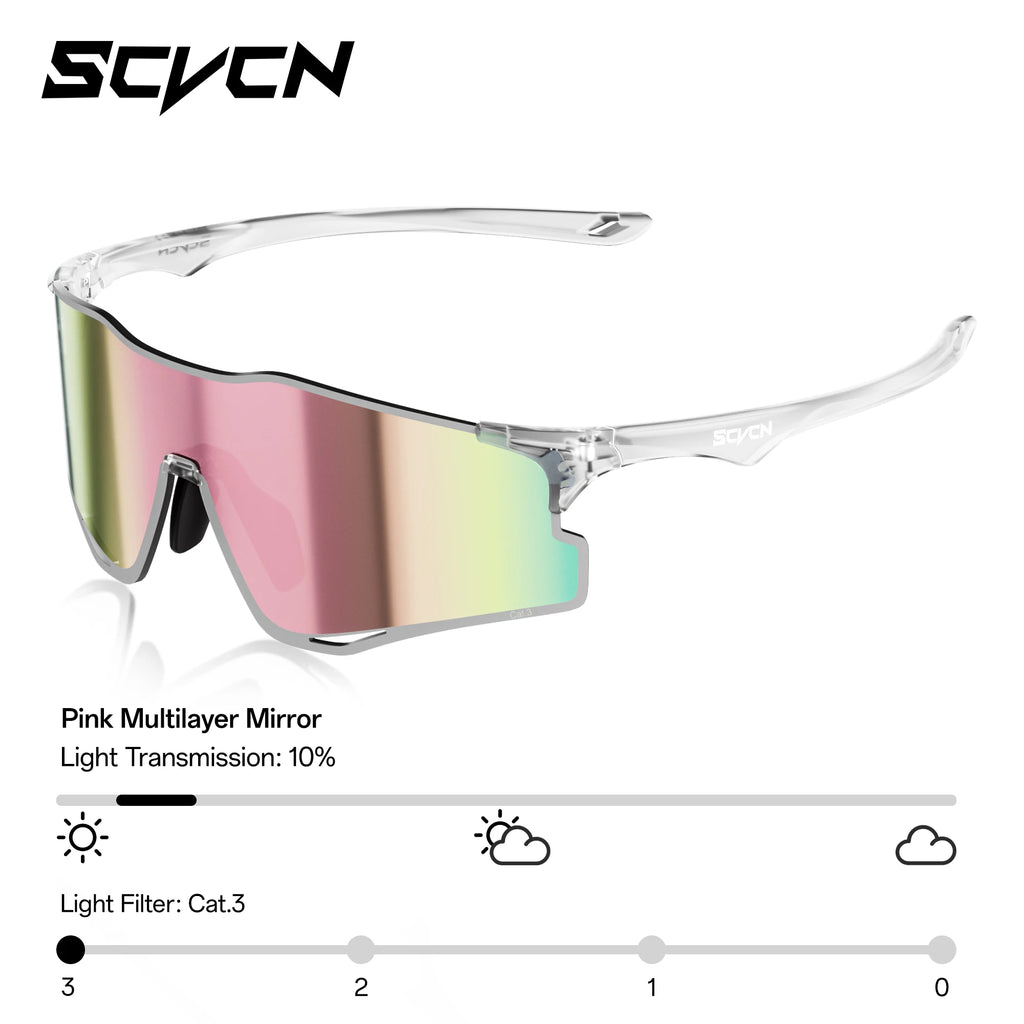 Gafas Fotocromáticas SCVCN UV400 | Running, Ciclismo y Deportes al Aire Libre | Ultralivianas Unisex