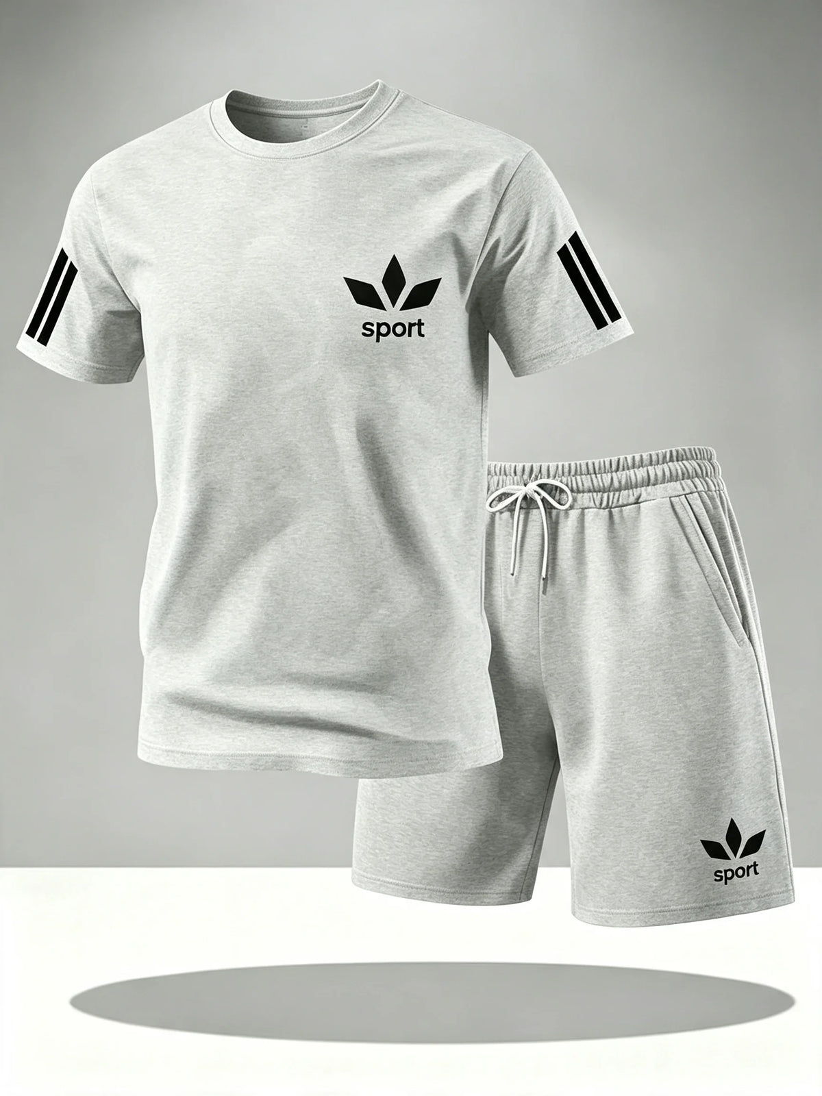 Conjunto Deportivo de Verano para Hombre con Camiseta y Pantaloneta