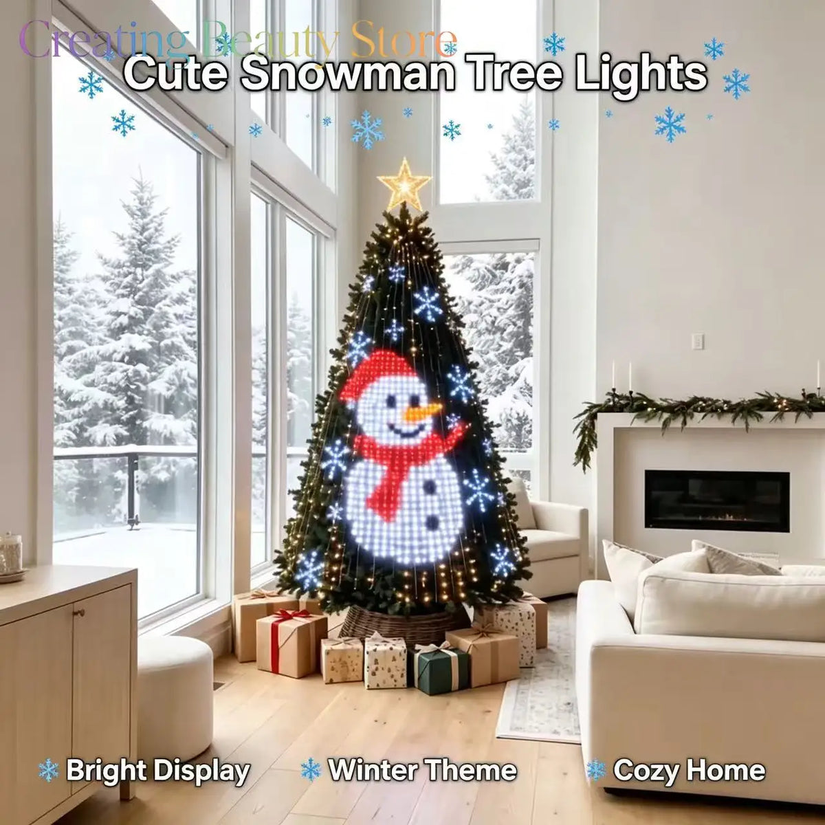 Luces LED inteligentes para árbol de Navidad de 256 o 400 luces
