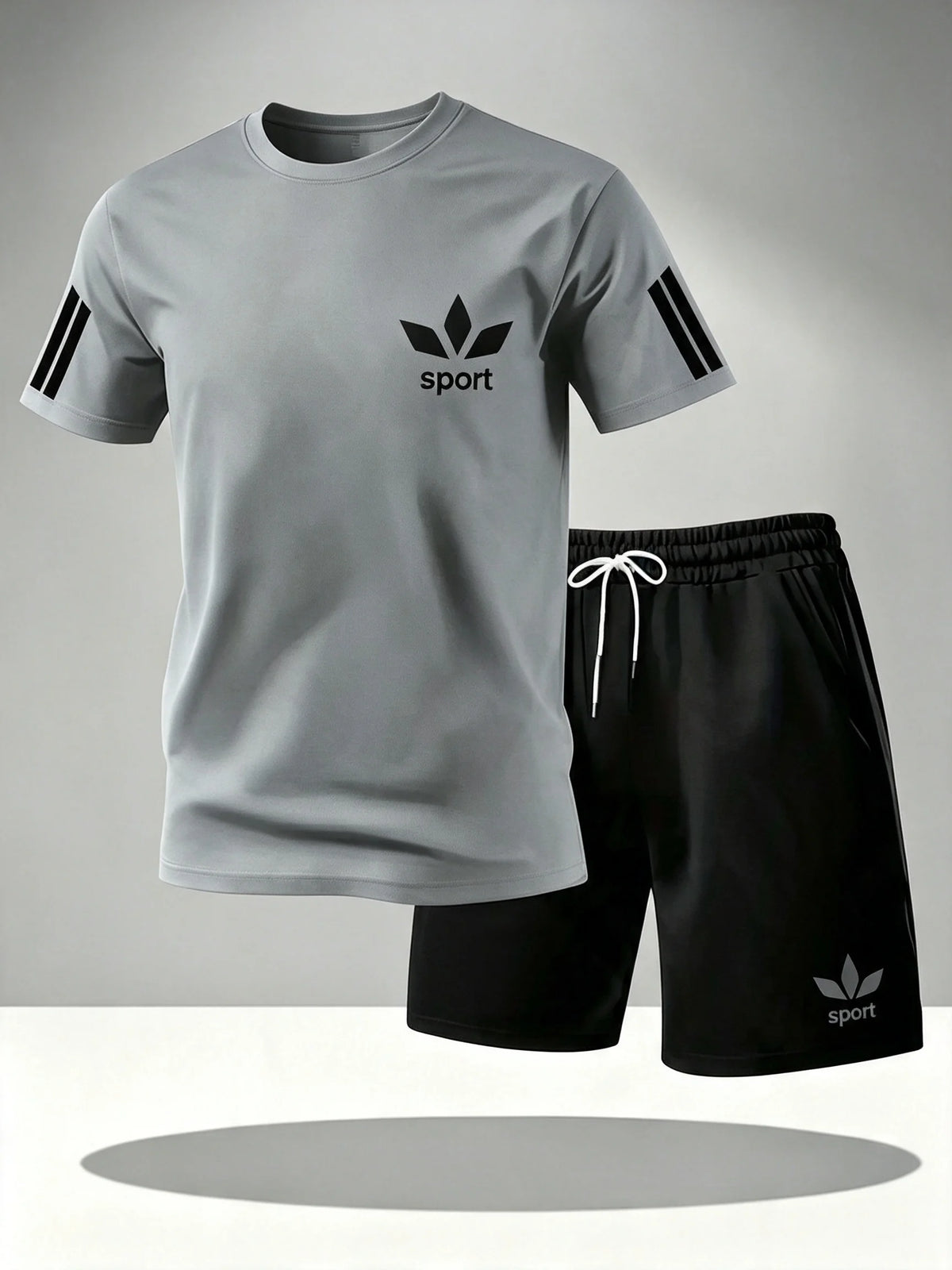 Conjunto Deportivo de Verano para Hombre con Camiseta y Pantaloneta