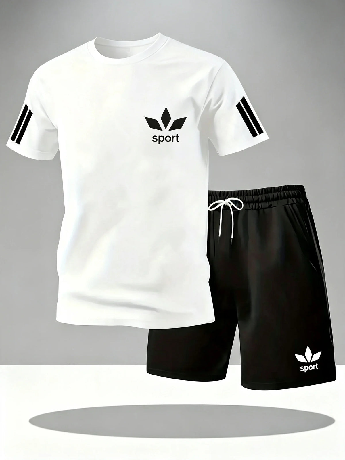 Conjunto Deportivo de Verano para Hombre con Camiseta y Pantaloneta