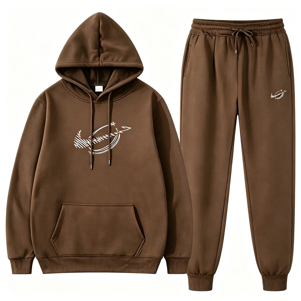 Conjunto deportivo para hombre con buzo con capucha y pantalón jogger