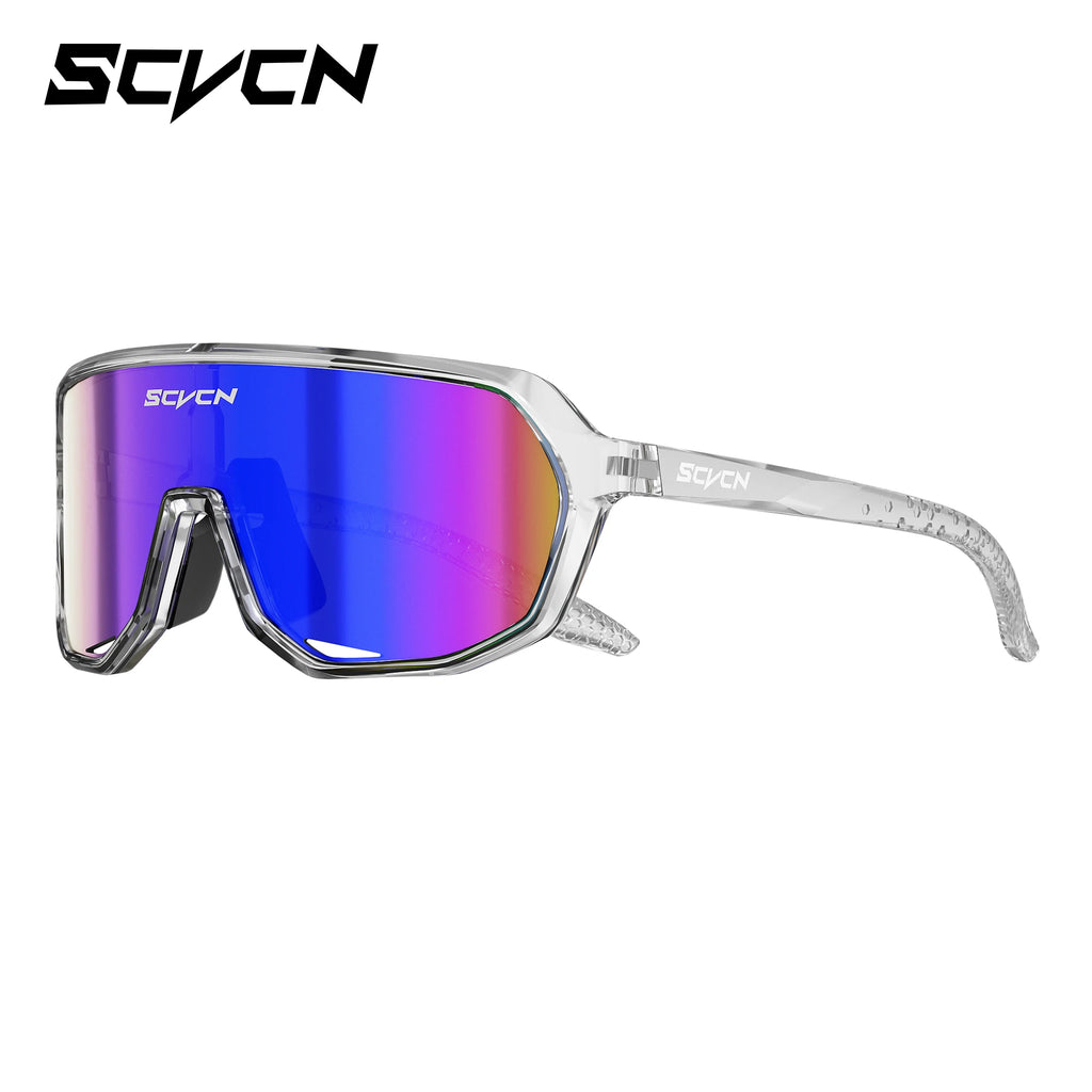 Gafas de Ciclismo SCVCN UV400 | Lentes Polarizados, Espejo y Fotocromáticos para MTB, Running y Deportes al Aire Libre