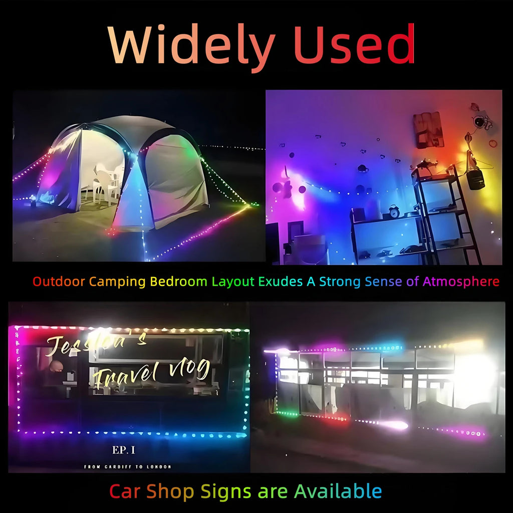 Luces LED RGBIC Dreamcolor Bluetooth – WS2812B USB IP65 Waterproof 5M-20M