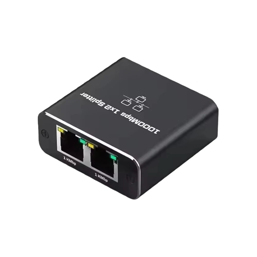Distribuidor Ethernet RJ45 Gigabit de 2 o 4 Salidas