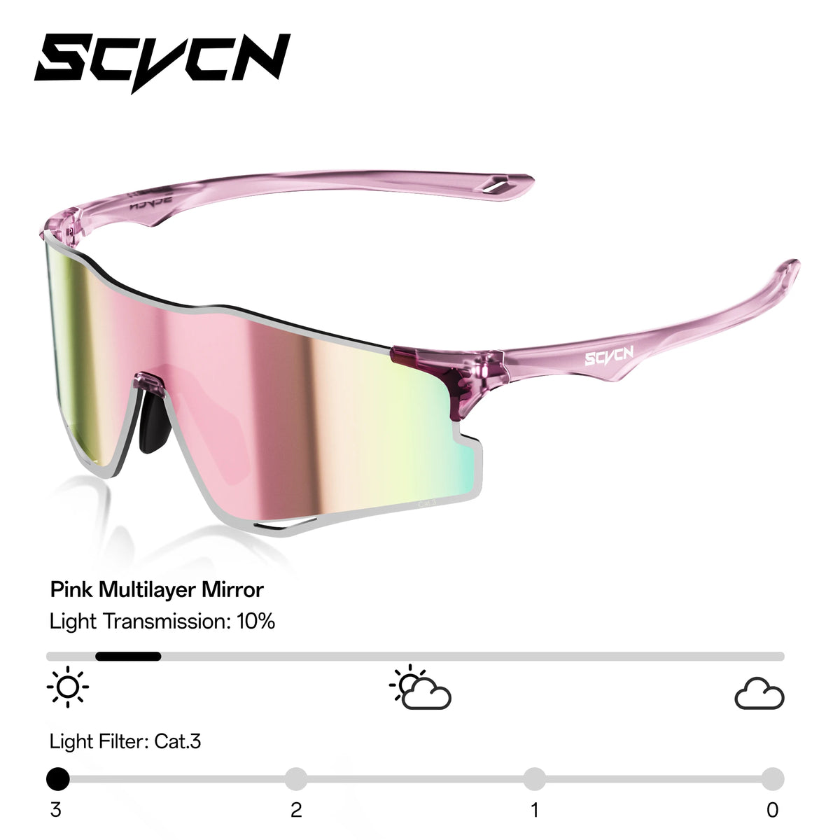 Gafas Fotocromáticas SCVCN UV400 | Running, Ciclismo y Deportes al Aire Libre | Ultralivianas Unisex