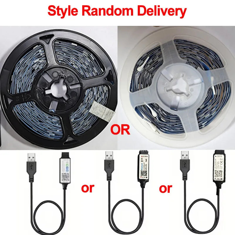 Tira de Luces LED Bluetooth RGB 5050 con App y Control Remoto – Luz para TV y Habitación Gamer