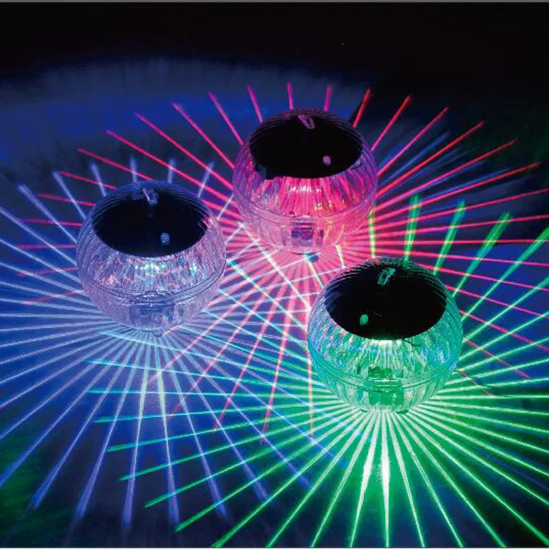 Lámparas solares LED flotantes con cambio de 7 colores