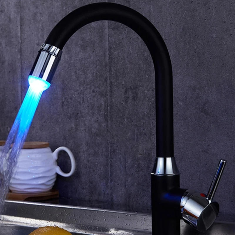 Luz LED para grifo con cambio automático de 7 colores