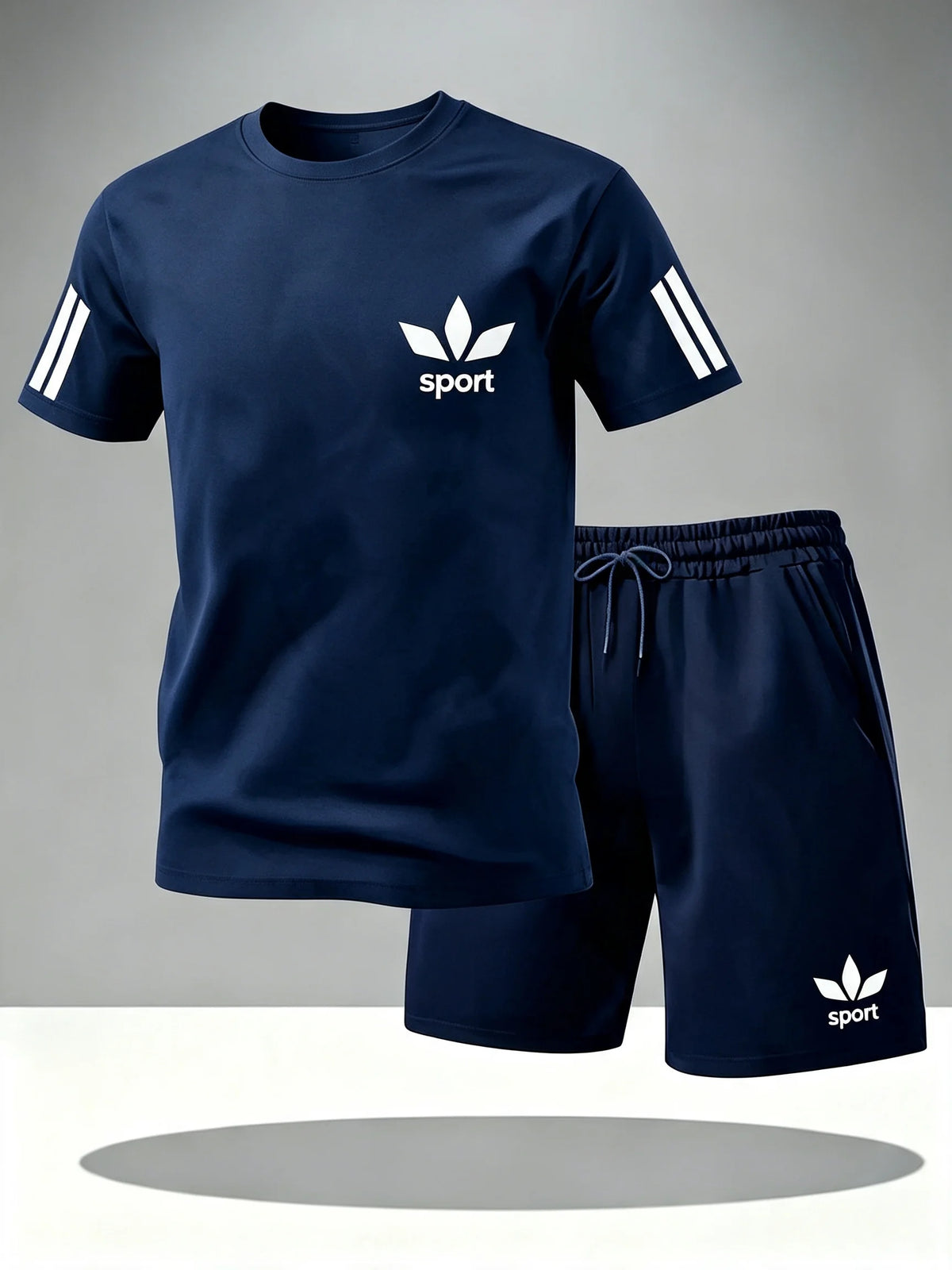 Conjunto Deportivo de Verano para Hombre con Camiseta y Pantaloneta