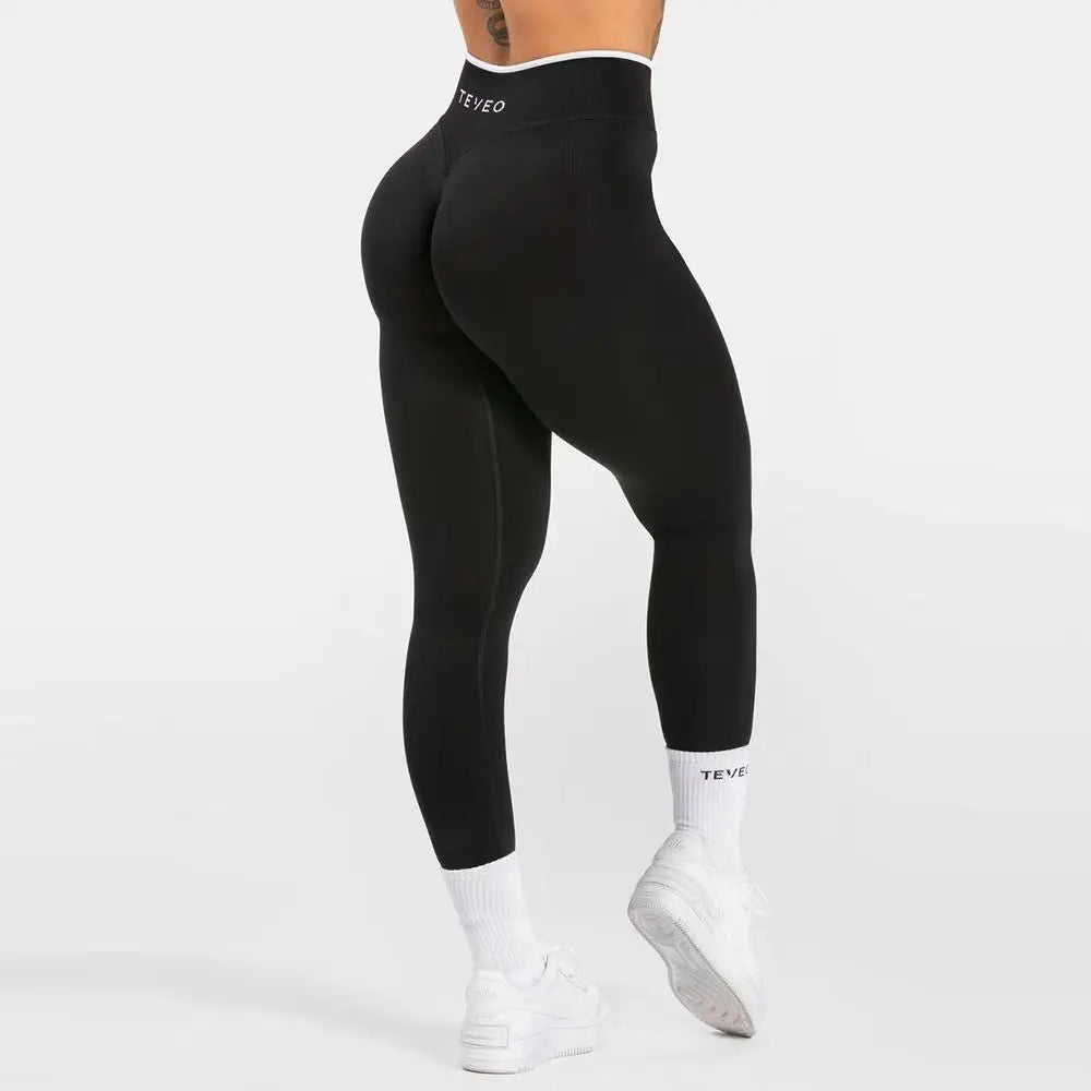 Leggings Deportivos de Tiro Alto para Mujer sin Costuras