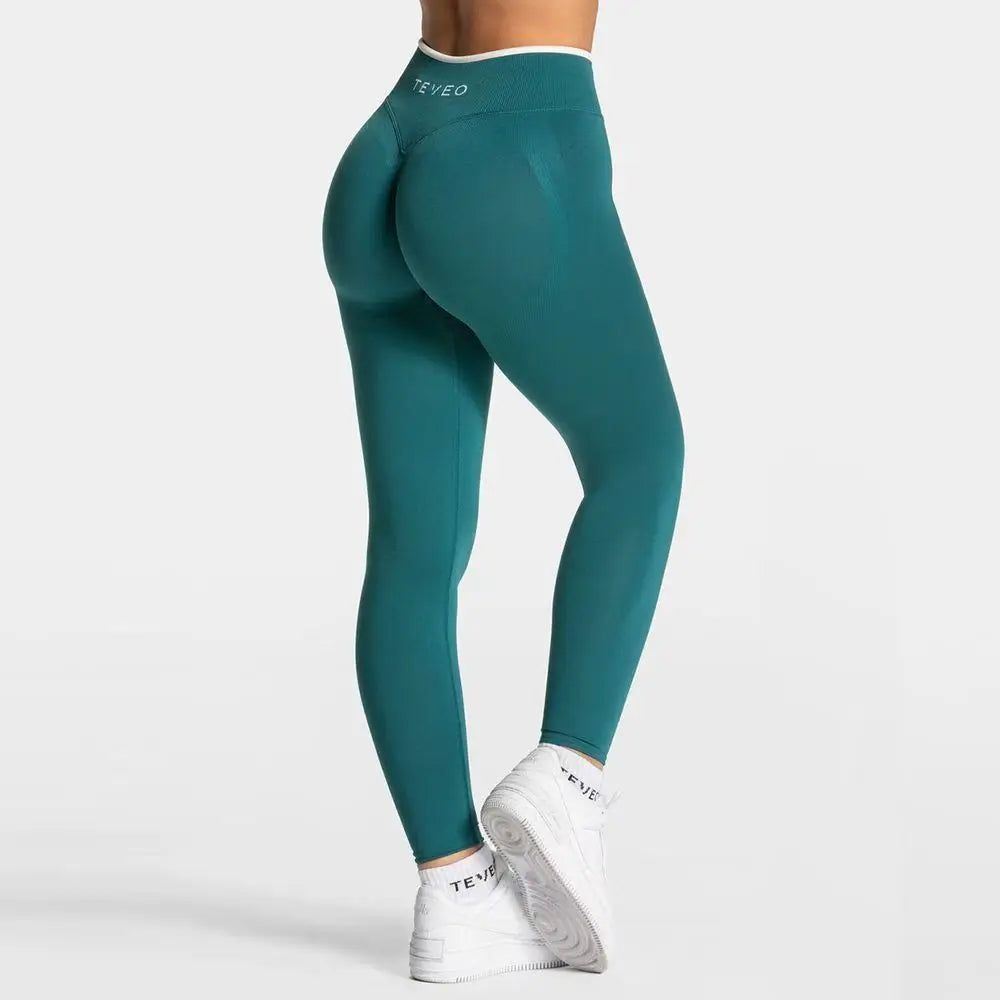 Leggings Deportivos de Tiro Alto para Mujer sin Costuras