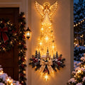Estrella de Belén: decoración navideña de pared con nacimiento iluminado