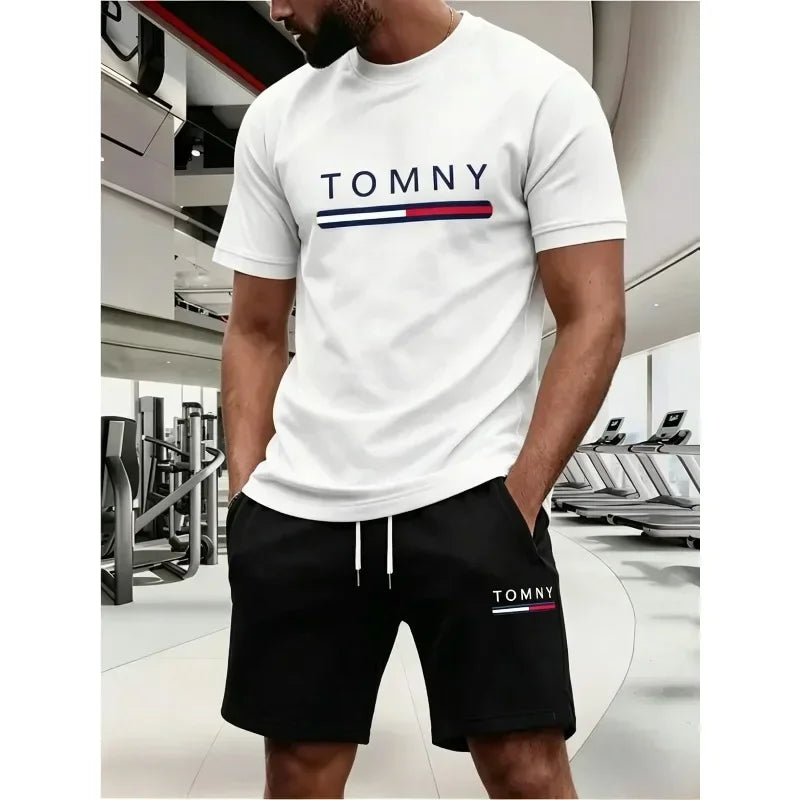Conjunto Deportivo para Hombre con Camiseta y Pantaloneta