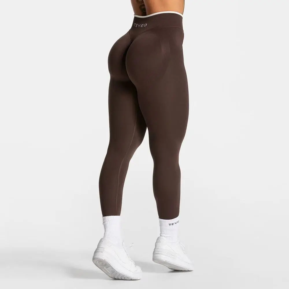 Leggings Deportivos de Tiro Alto para Mujer sin Costuras