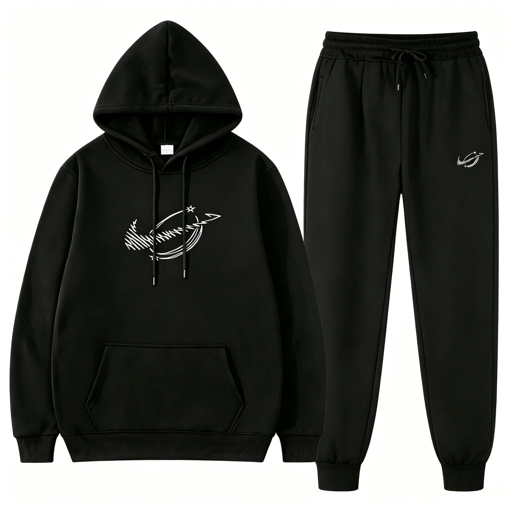 Conjunto deportivo para hombre con buzo con capucha y pantalón jogger