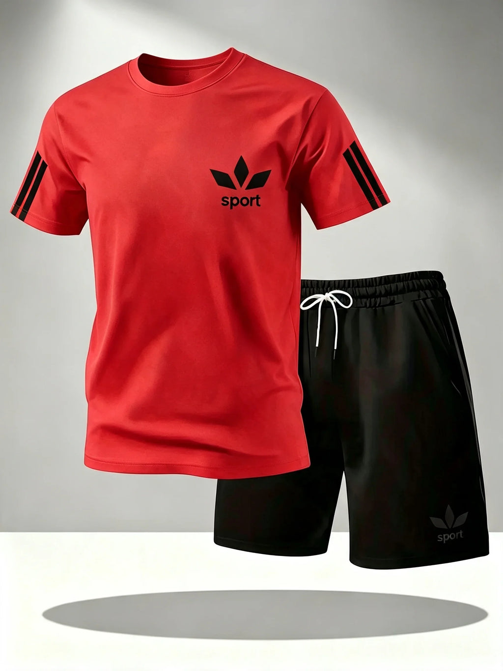 Conjunto Deportivo de Verano para Hombre con Camiseta y Pantaloneta