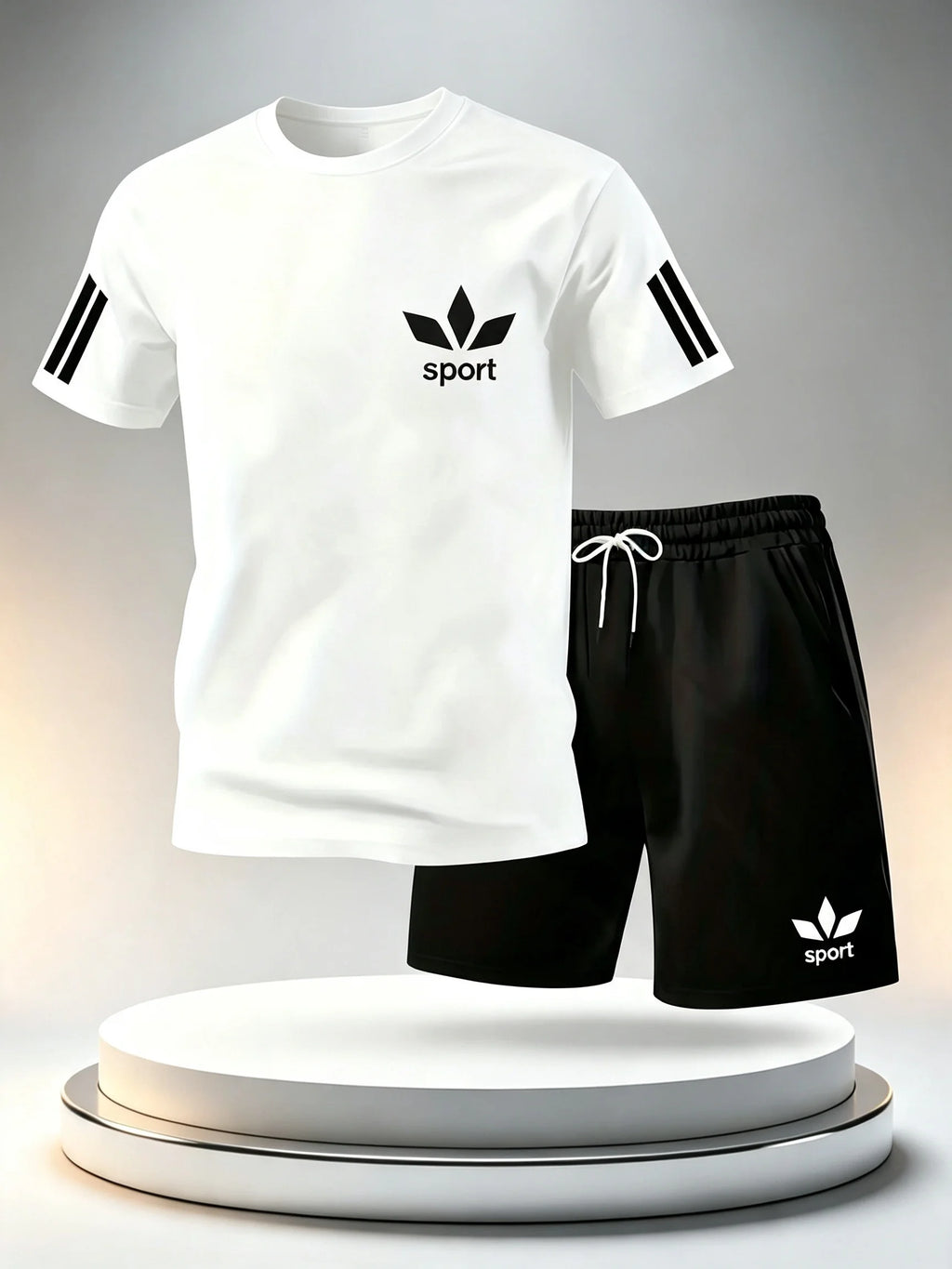 Conjunto Deportivo de Verano para Hombre con Camiseta y Pantaloneta