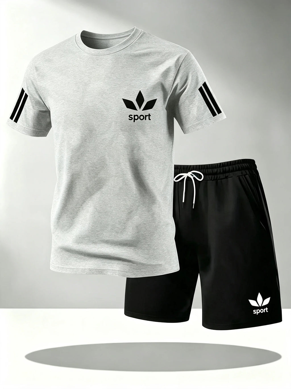 Conjunto Deportivo de Verano para Hombre con Camiseta y Pantaloneta