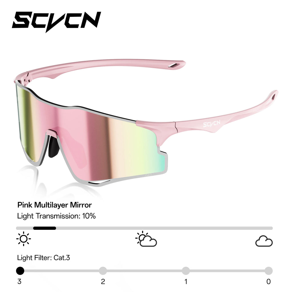 Gafas Fotocromáticas SCVCN UV400 | Running, Ciclismo y Deportes al Aire Libre | Ultralivianas Unisex