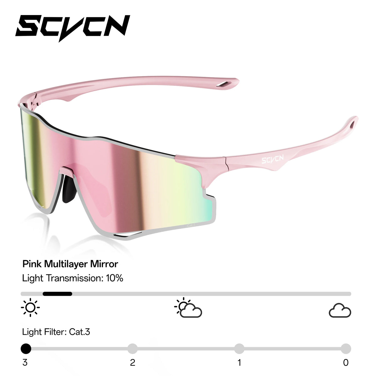 Gafas Fotocromáticas SCVCN UV400 | Running, Ciclismo y Deportes al Aire Libre | Ultralivianas Unisex