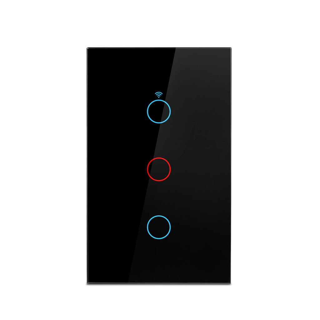 Interruptor inteligente táctil Wi-Fi Tuya para luces