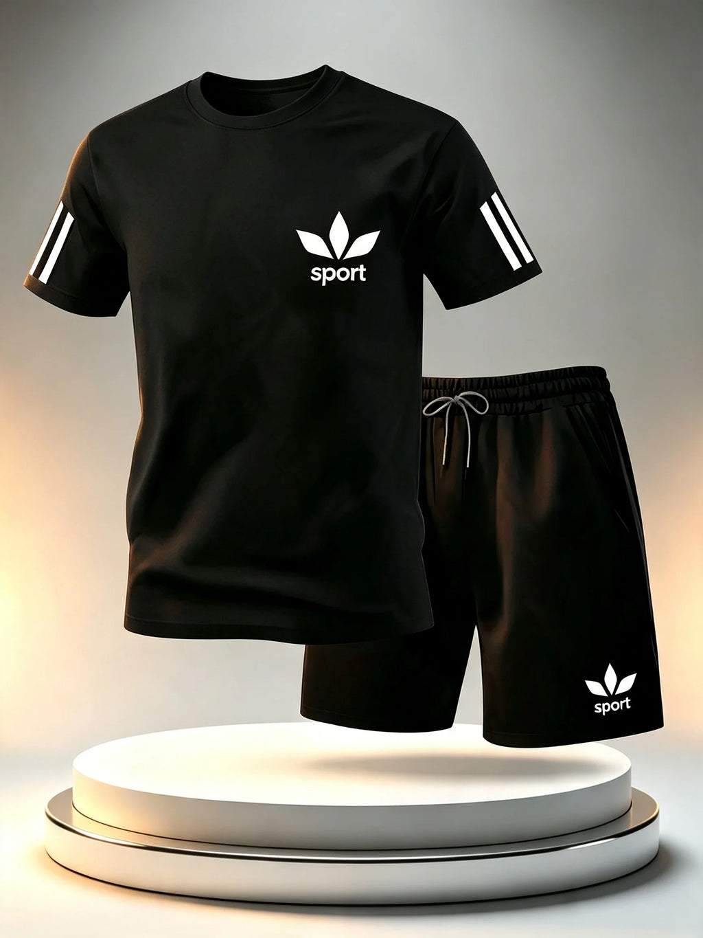 Conjunto Deportivo de Verano para Hombre con Camiseta y Pantaloneta