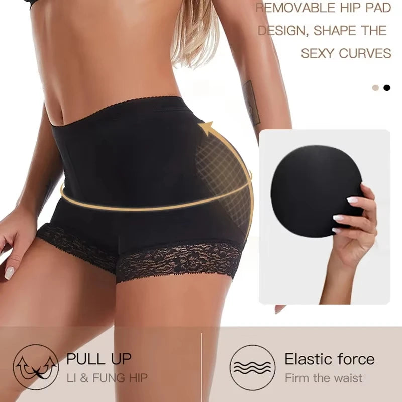 Panty Levanta Cola con Relleno – Faja de Cintura Alta y Control de Abdomen