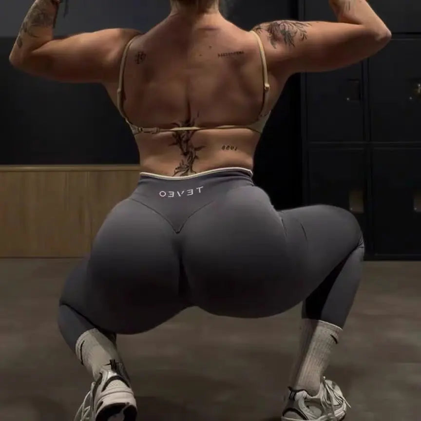 Leggings Deportivos de Tiro Alto para Mujer sin Costuras