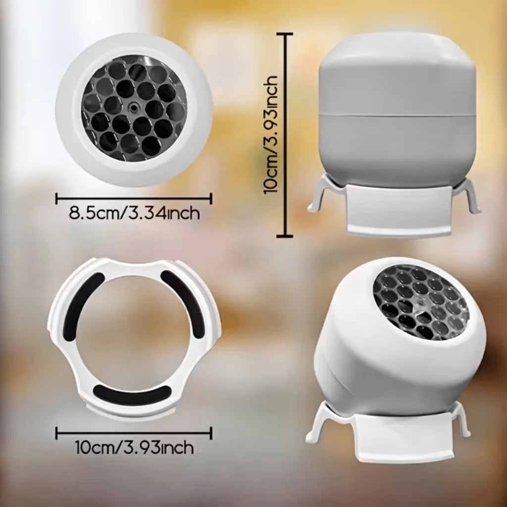 Proyector LED 360° Rotativo USB Type-C – Copos de Nieve y Navidad, Recargable, Para Habitación y Fiestas
