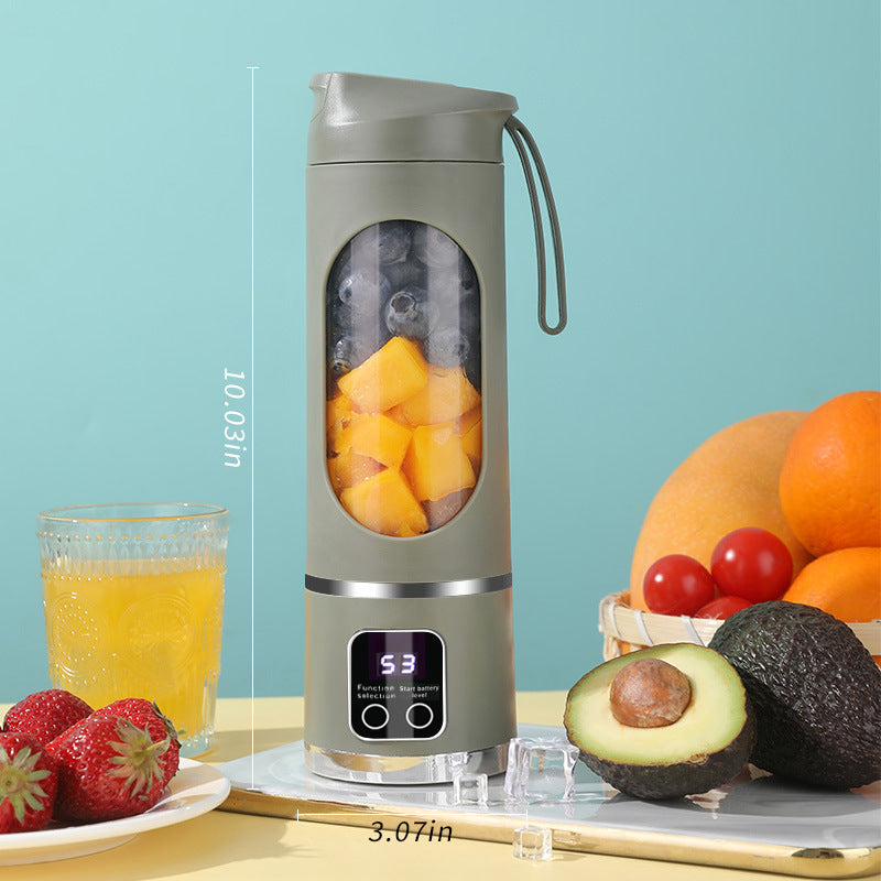 Licuadora Portátil Recargable de 450 ml con 3 Velocidades