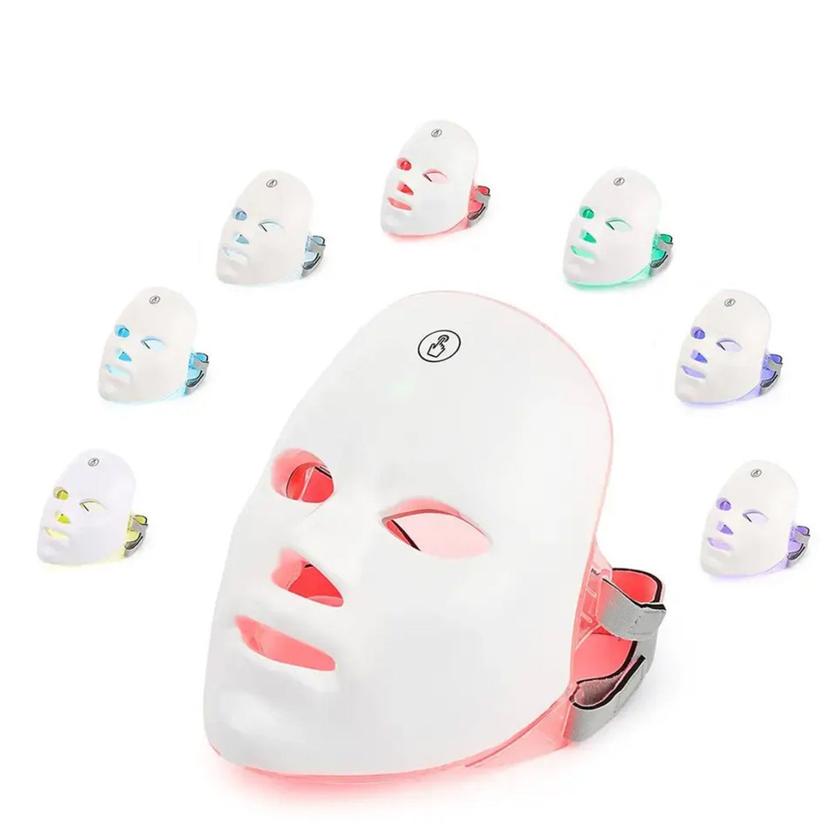 Máscara LED de Fototerapia Facial Inalámbrica para Rejuvenecimiento de la Piel